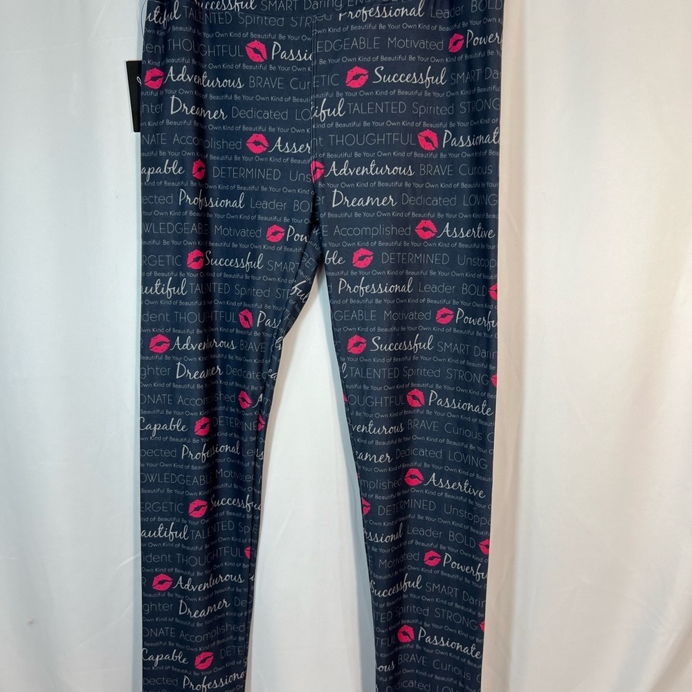 She’s Got Leggz Curvy Plus Inspirational Print‎ Leggings